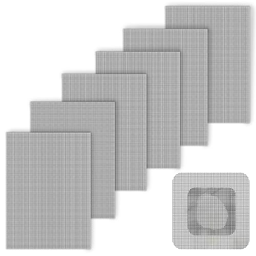 Miniatura 9 de Matenf Parche de reparación de pantalla de ventana, cinta de malla adhesiva fuerte de 3 capas, reparación de agujeros de desgarros de ventanas y