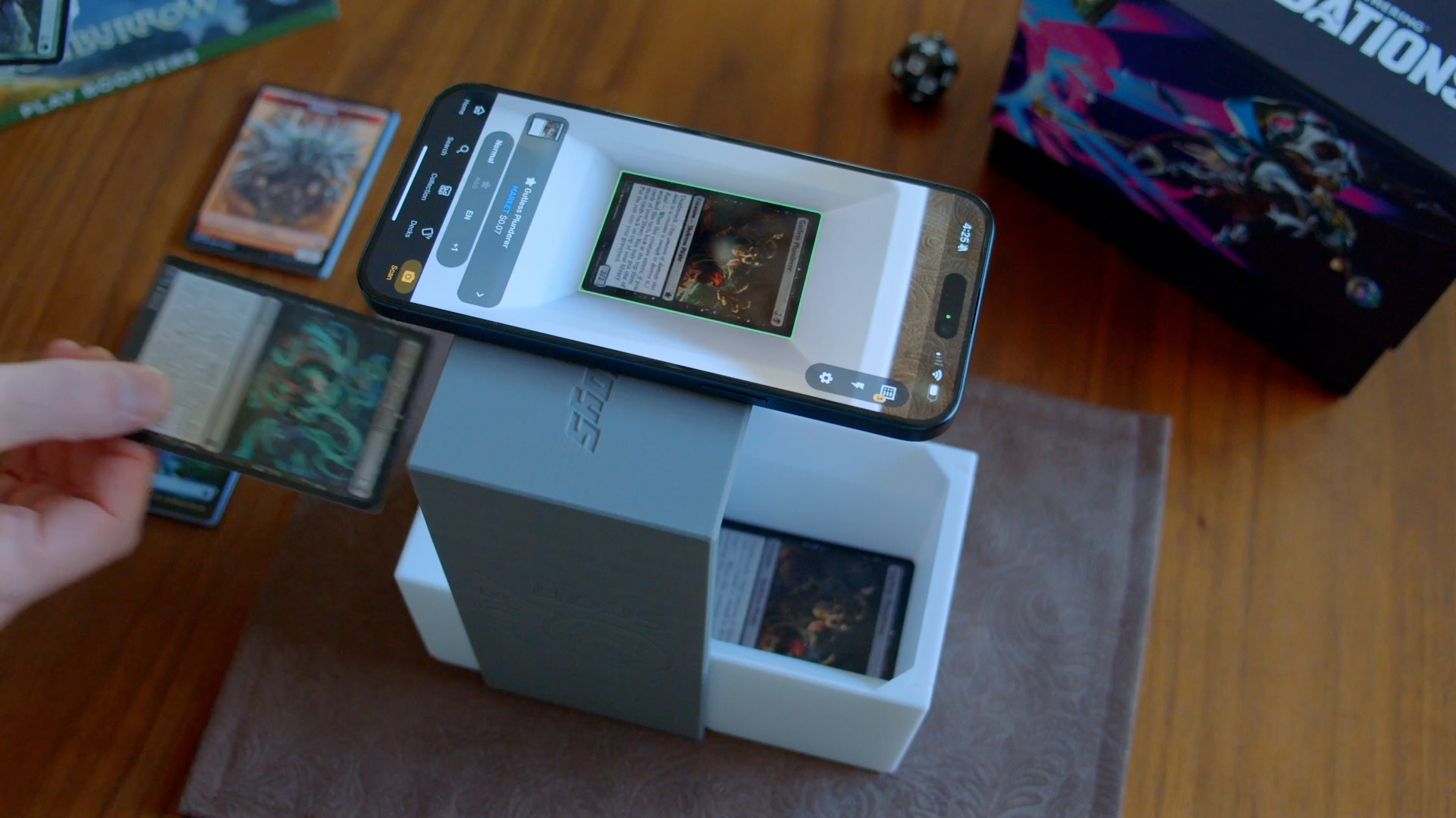 Amazon.com: EnderToys MTG Card Scanner – Desktop Mount for Mobile Scanning  Apps – High-Speed Inventory Sorting for Magic Cards – Fits Unsleeved Cards  Only : Toys & Games