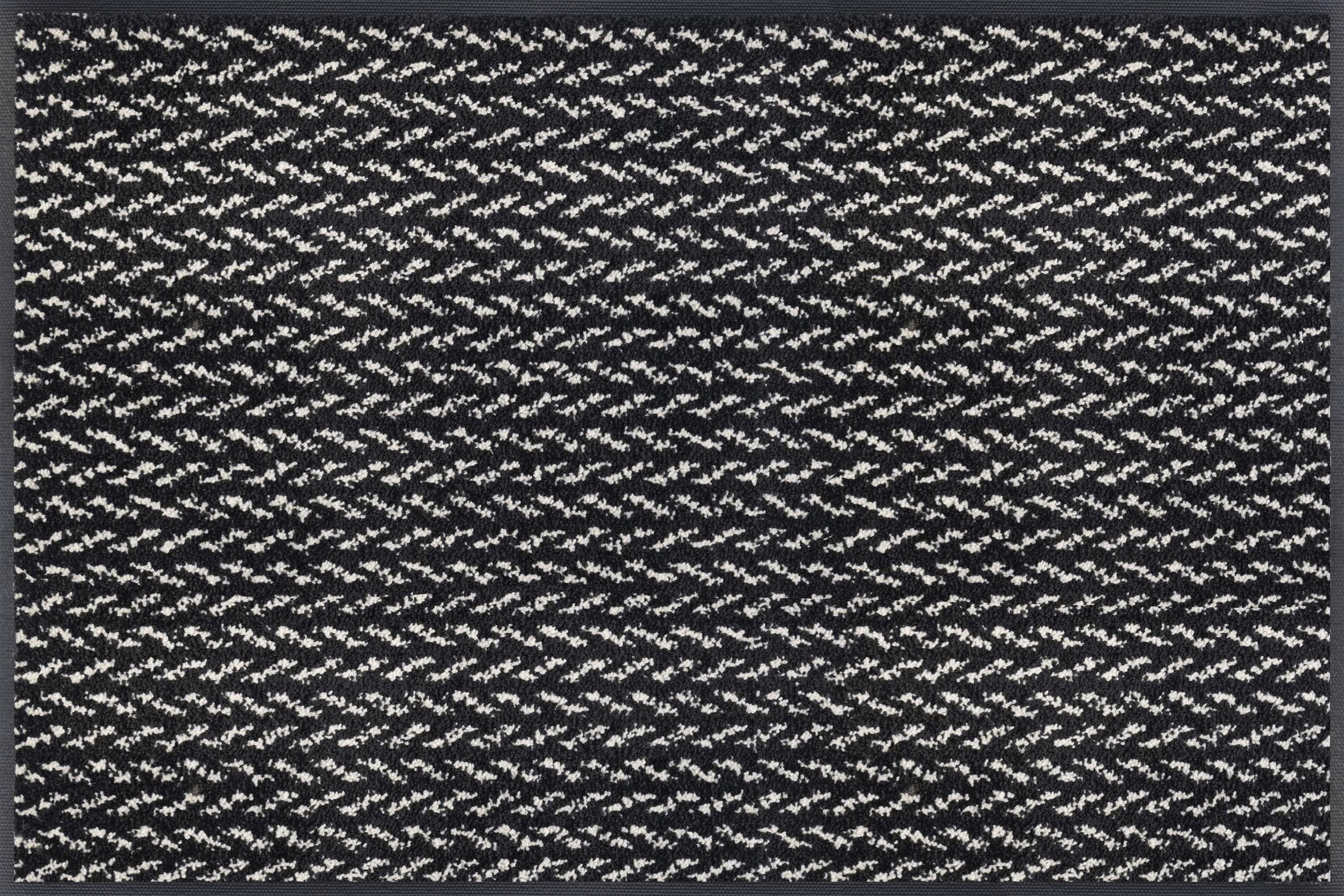 Wash + Dry Doormat, Polyamide, Black, 60x90 cm