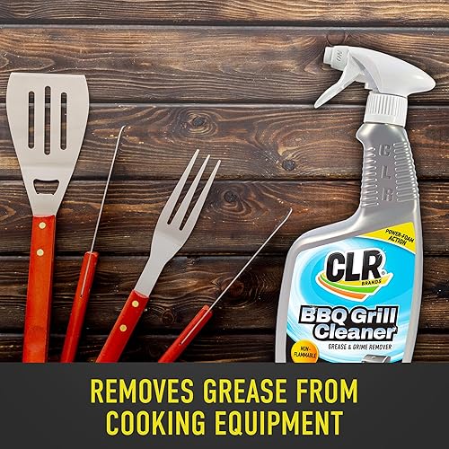 Miniatura 6 de CLR Brands - Limpiador de parrilla y desengrasante en aerosol, botella de 26 onzas, limpiador de barbacoa que elimina alimentos quemados, grasa y