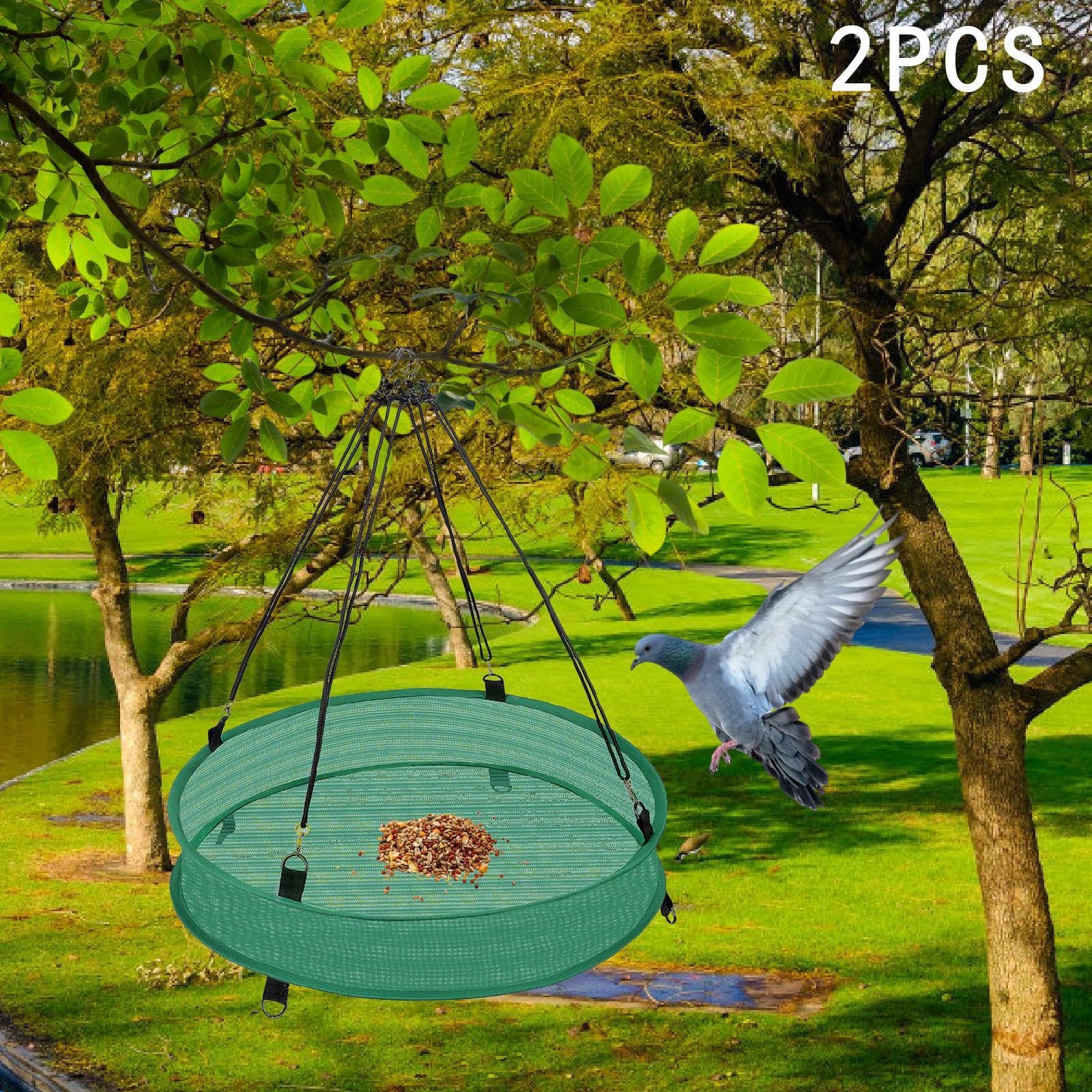 Vogelfutter Auffangschale - Hängeschale Für Futterspender Im Garten