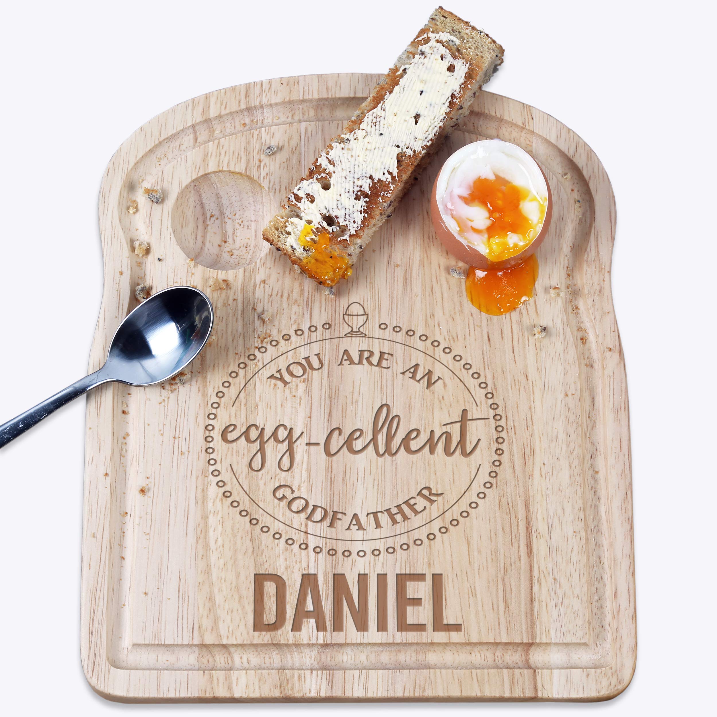 Godfather Breakfast Egg Board Personalised Birthday Christmas Fun Gift