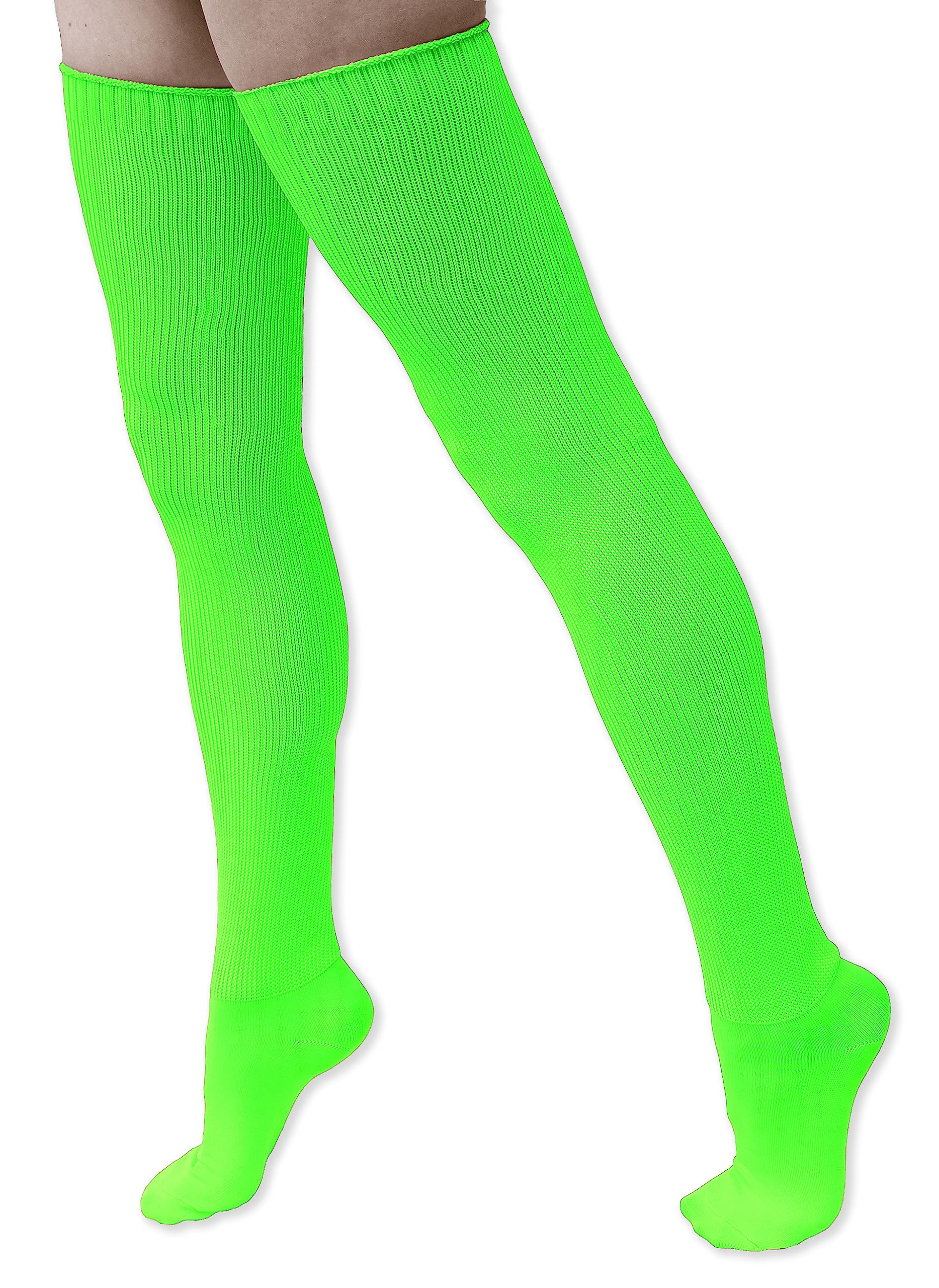 NEON NATIONExtra Long Solid Color Thigh High Knit Socks