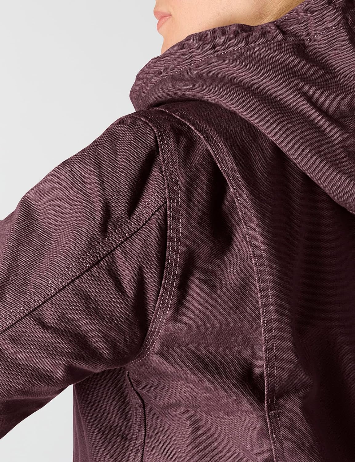 Carhartt Women's Loose Fit Washed Duck Sherpa Lined Jacket - Image 5