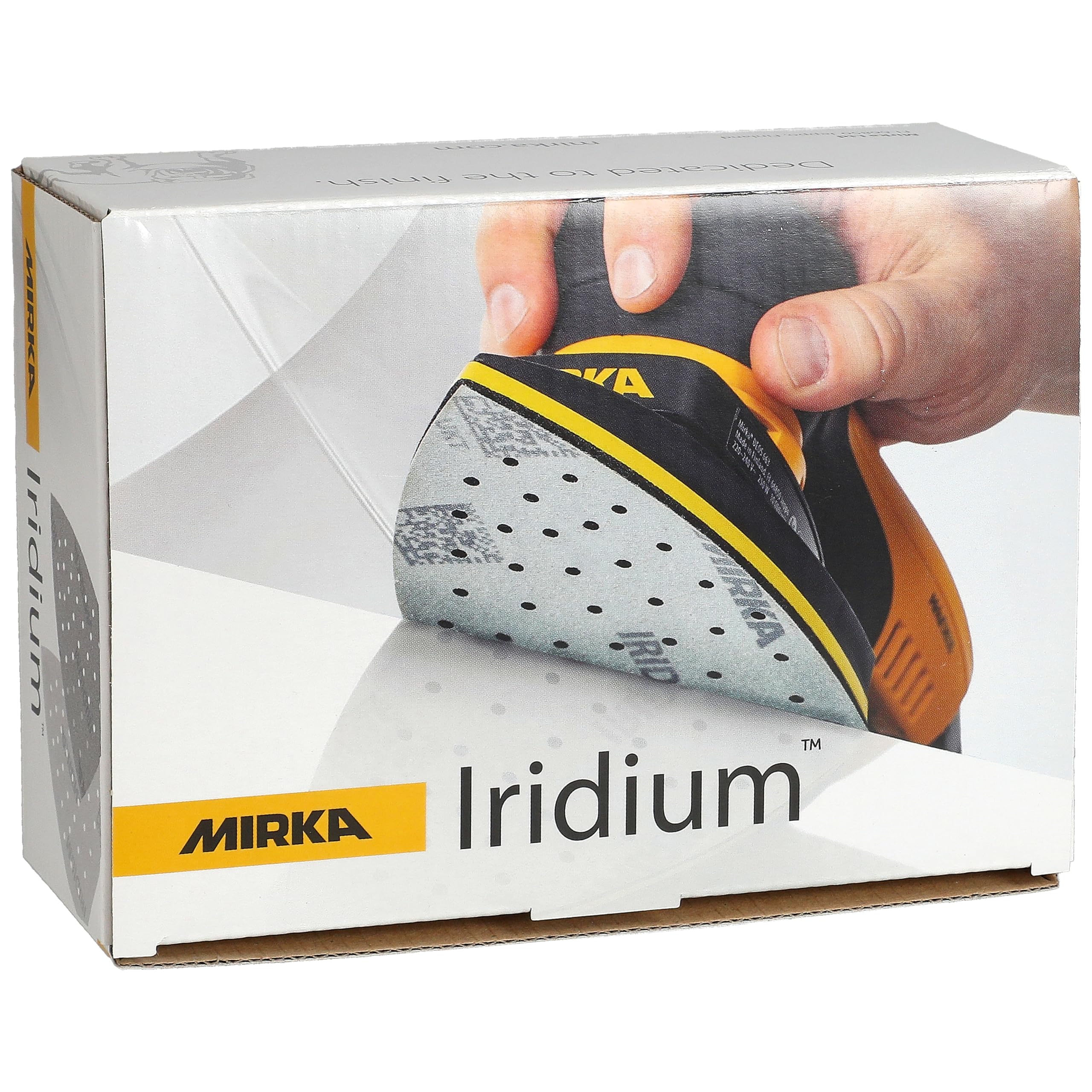 Mirka Iridium Papel de Lija Triángulo 100x152x152mm 36 Agujeros 50 uds