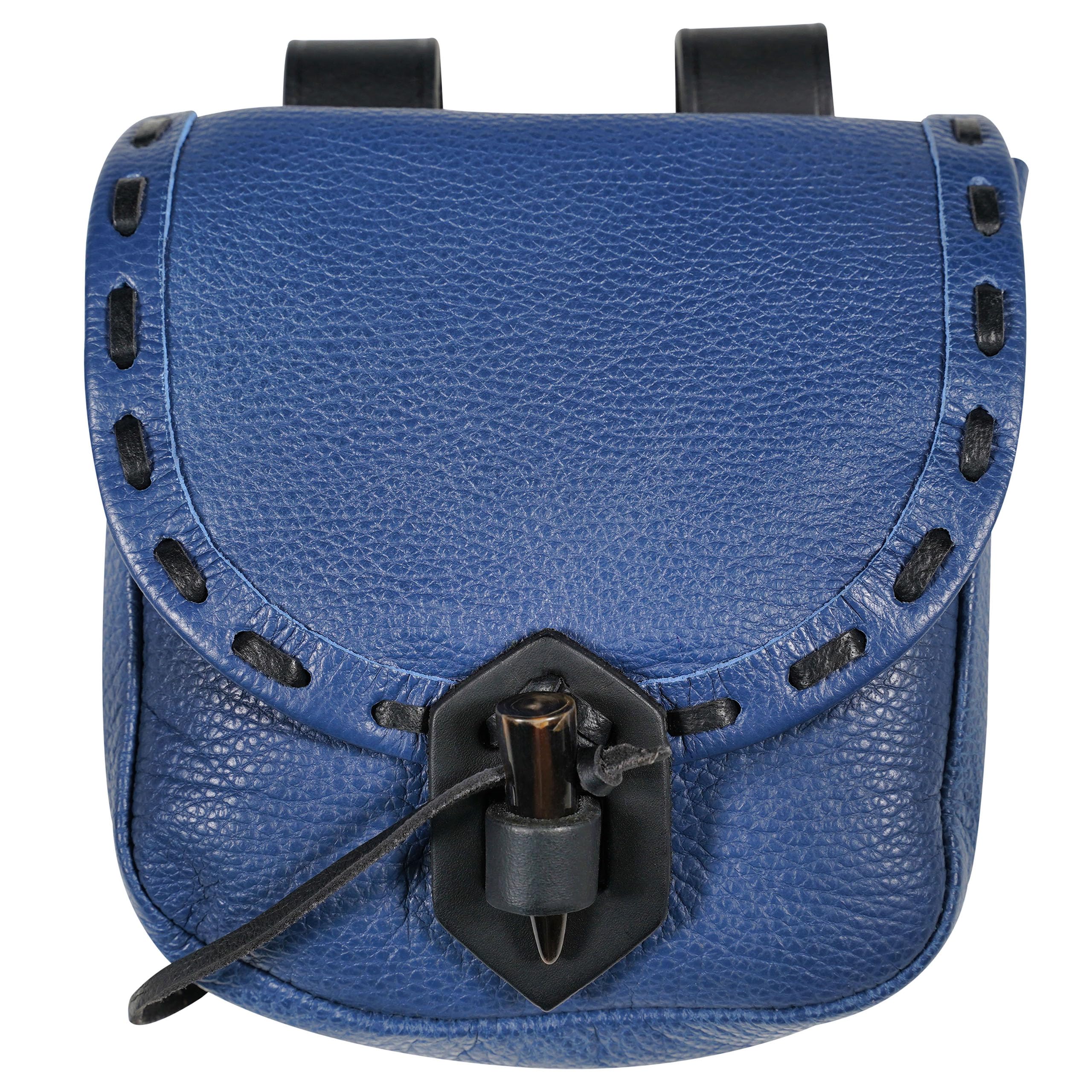 Mythrojan Belt Pouch Viking Leather Belt Bag Medieval Bag Renaissance Costume Accessories LARP Waist Bag Cosplay Coin Purse Antique Vintage Coin Pouch