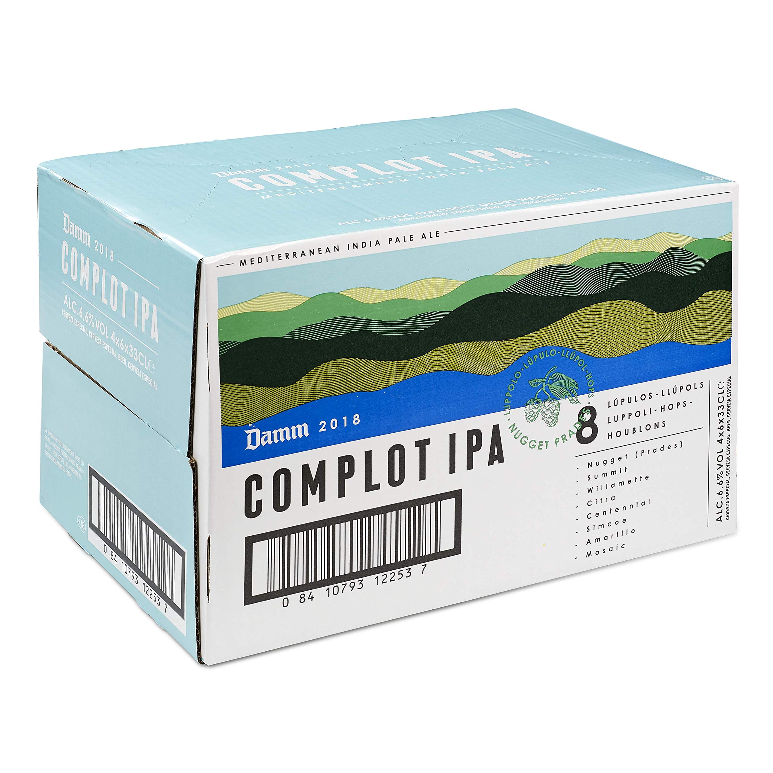 Cerveza complot ipa 33 caja de 24 und .