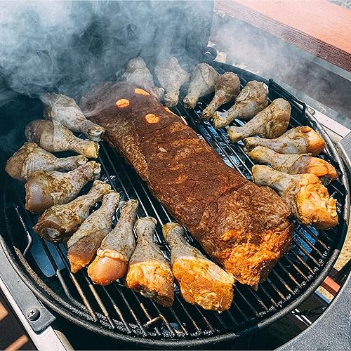 Miniatura 4 de Skyflame Controlador de calor de carbón para parrillas de caldera de 22 pulgadas26 pulgadas, kit de brillado de acero inoxidable para barbacoa con