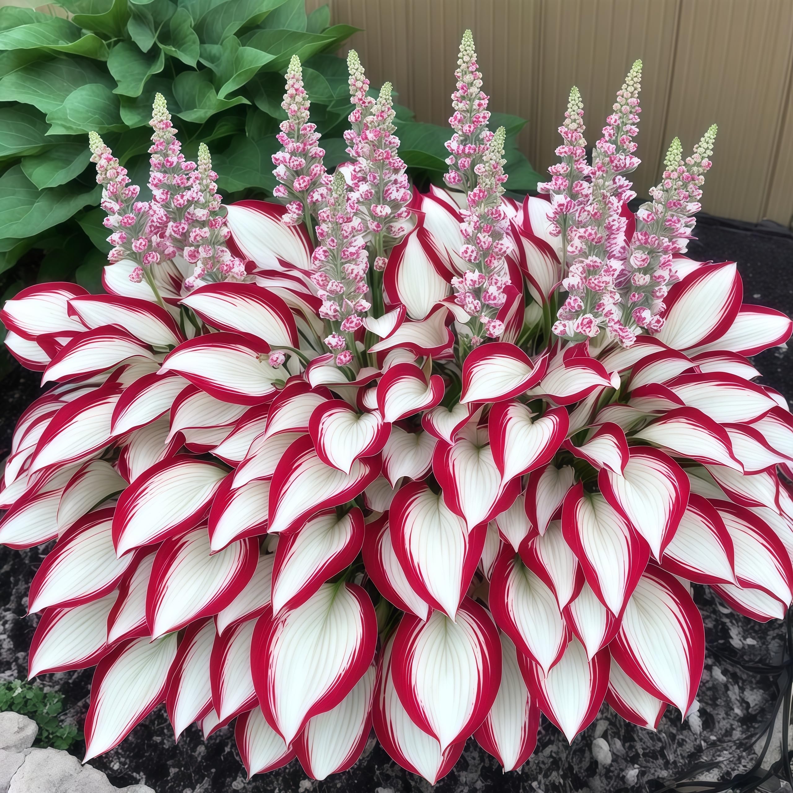 Plentiful Hosta Bulbs UK, Surprisingly Growing, Hardy Perennial, Potted Plants Rhizome, Garden Viewing, Landscape Design-8 Bulbs-A
