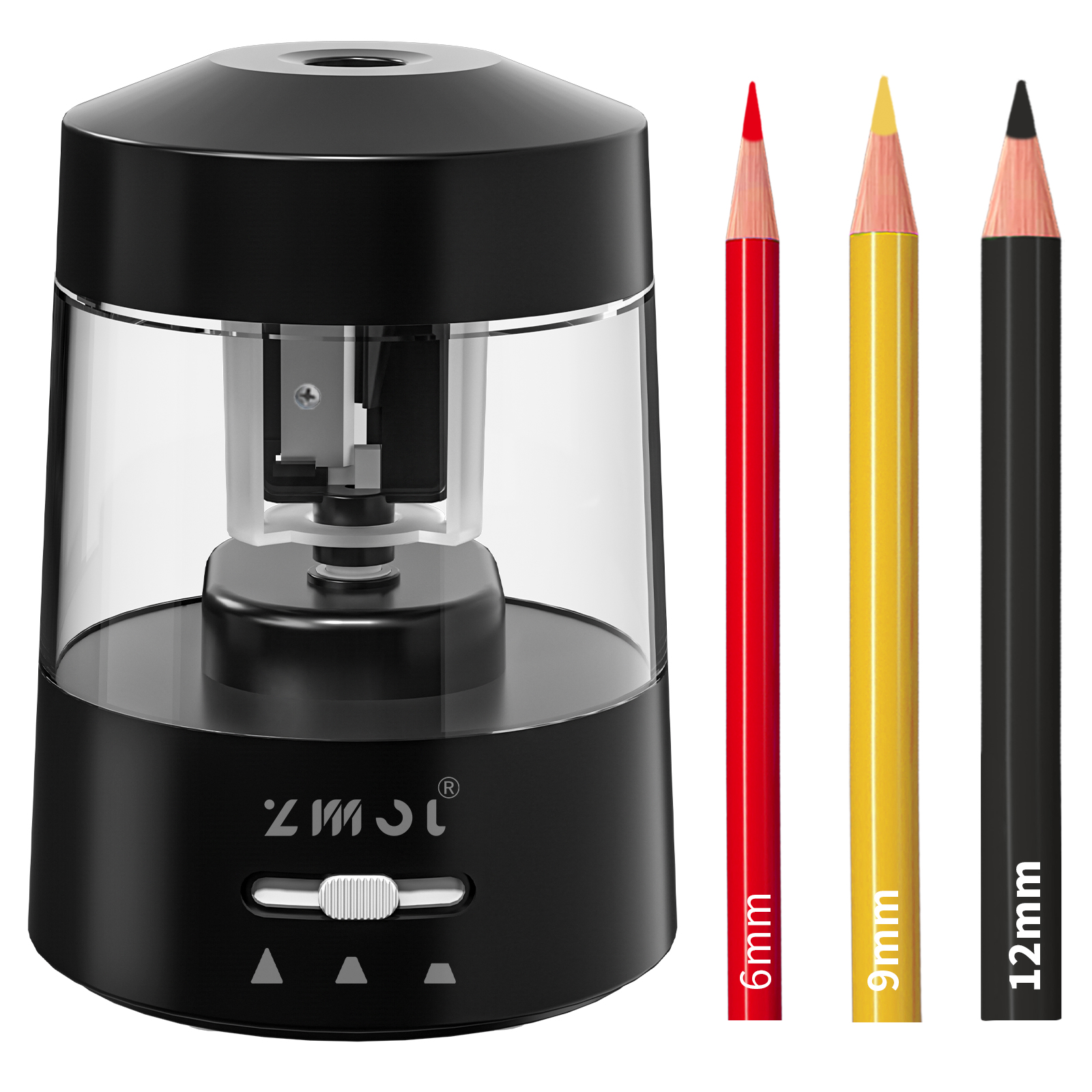 Amazon.co.jp: ZMOL 鉛筆削り 電動 自動 ミニ 充電式 自動停止