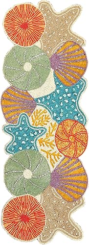 Miniatura 8 de Light & Pro Seashell - Camino de mesa decorativo con cuentas a mano para Navidad, Pascua, cosecha de otoño, Halloween, hecho a mano por expertos