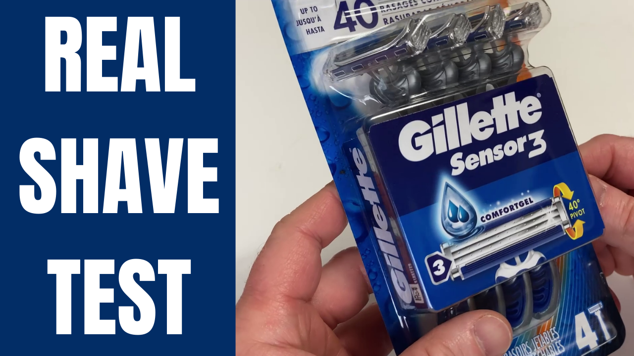 Watch Gillette Sensor3 Disposable Razors - Review & Shave Test on ...