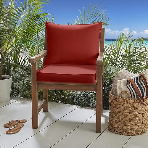 Miniatura 10 de Juego de almohada y cojín con cable para interiores y exteriores, 23.5 x 23 x 5, guacamayo de lona, 72 unidades