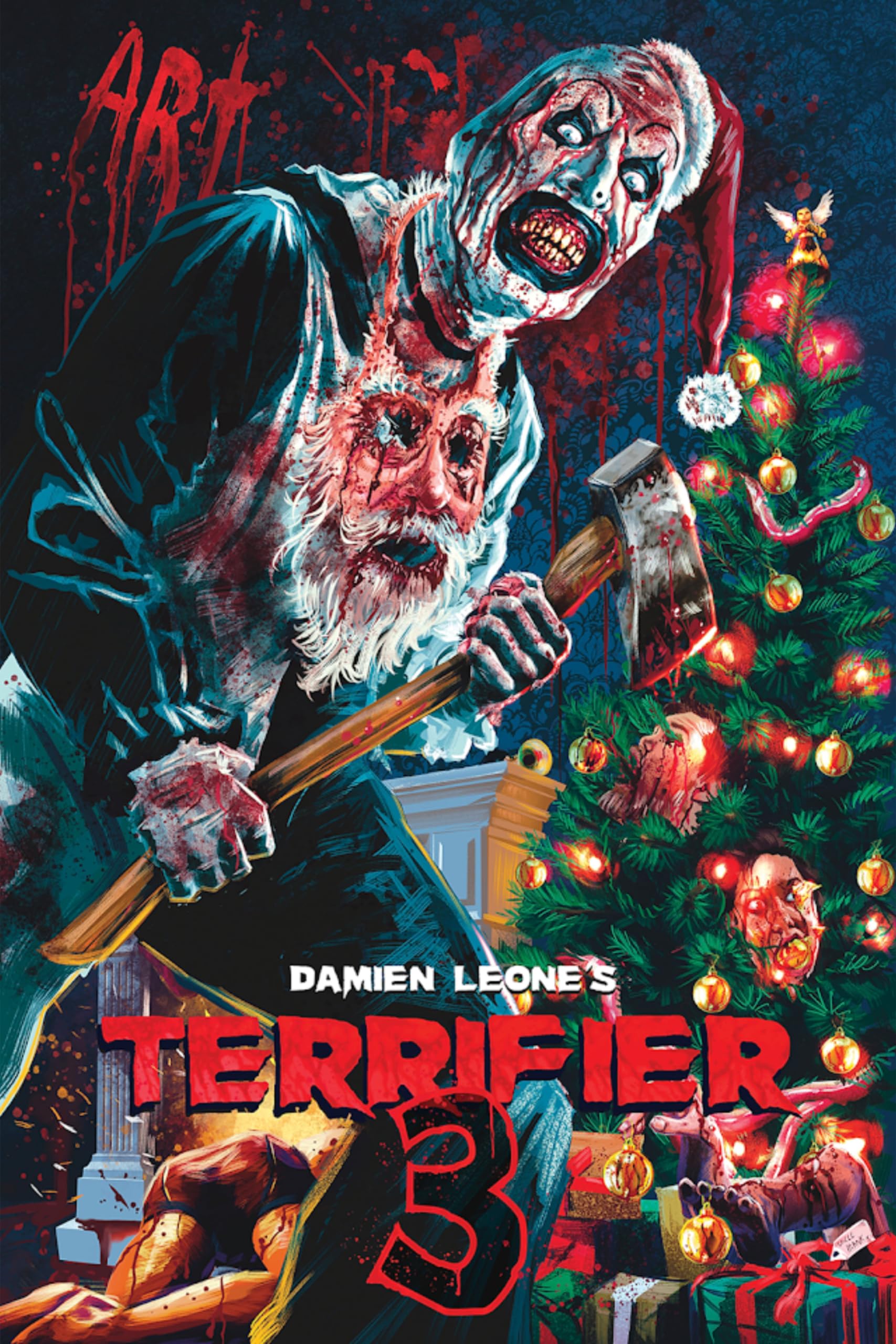 Amazon.com: Terrifier 3 2024 Movie Poster Home Decor 11x17
