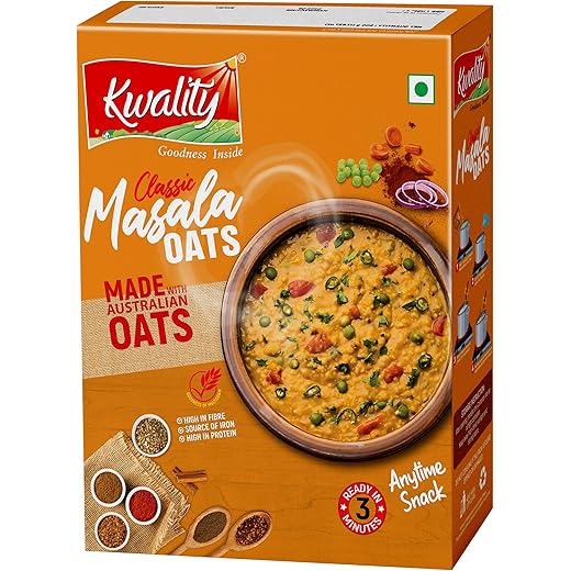 Kwality Masala Oats 500g - Spicy Boost