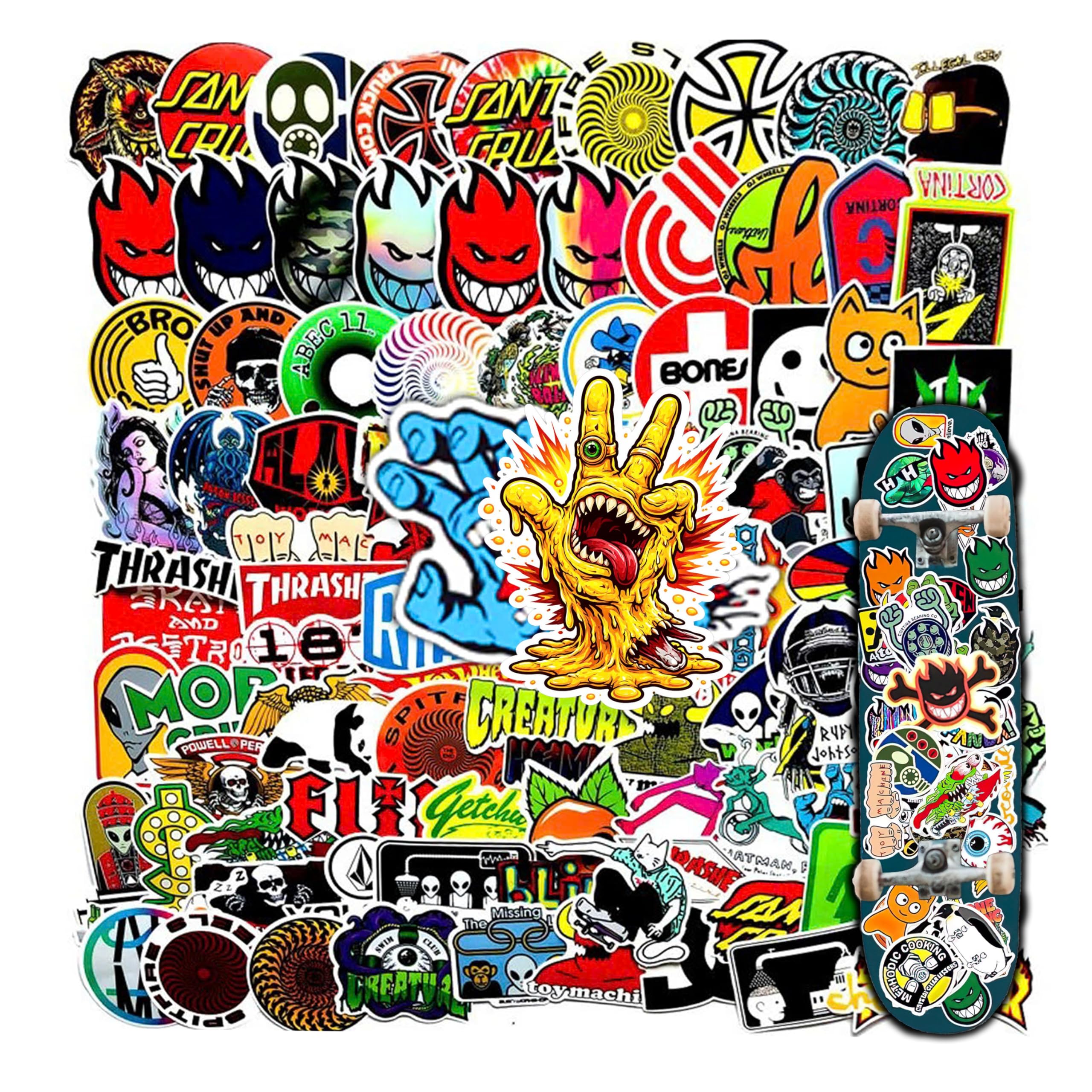 Amazon.com: SDHM99 100Pcs Skateboard Stickers, Skateboading Pack