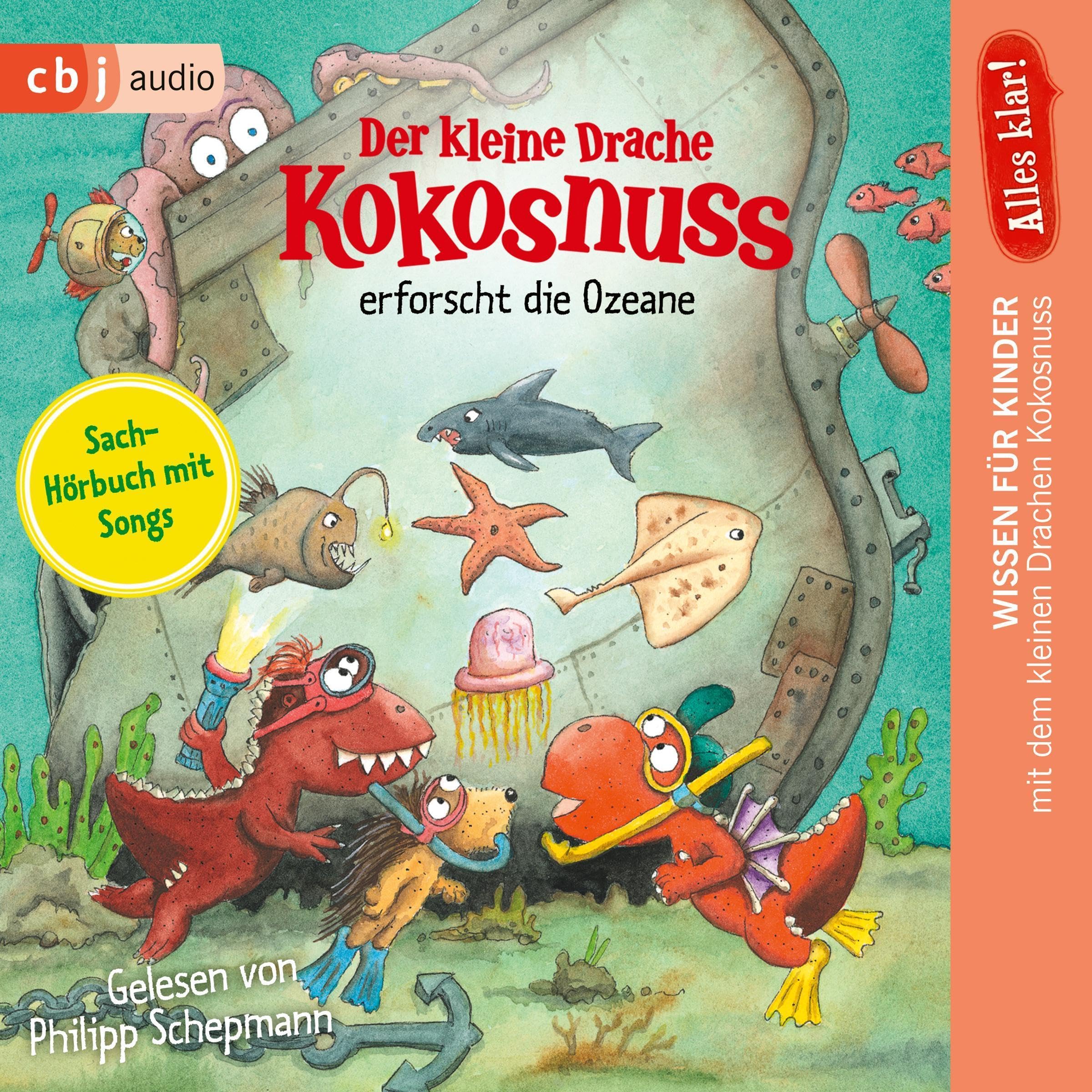 Cover art for Alles klar! Der kleine Drache Kokosnuss erforscht die Ozeane