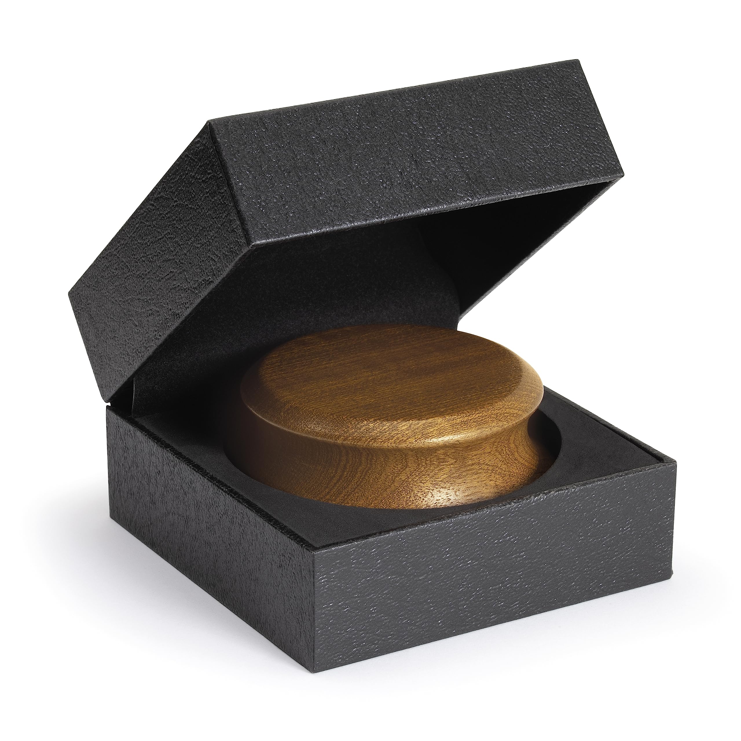 Dynavox PST-300W Stabilisateur pour Platine Vinyle avec boîtier en Bois Sapelli 300 g