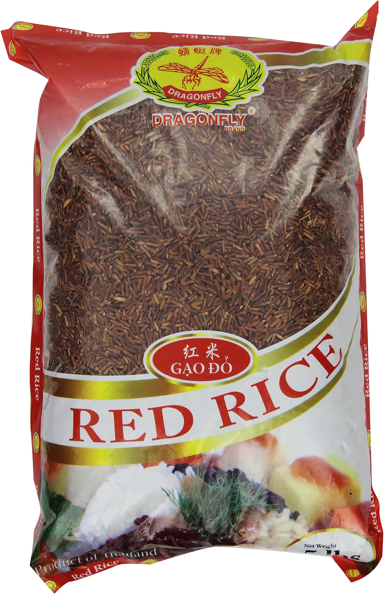 Dragonfly Red Rice, 5-Pound
