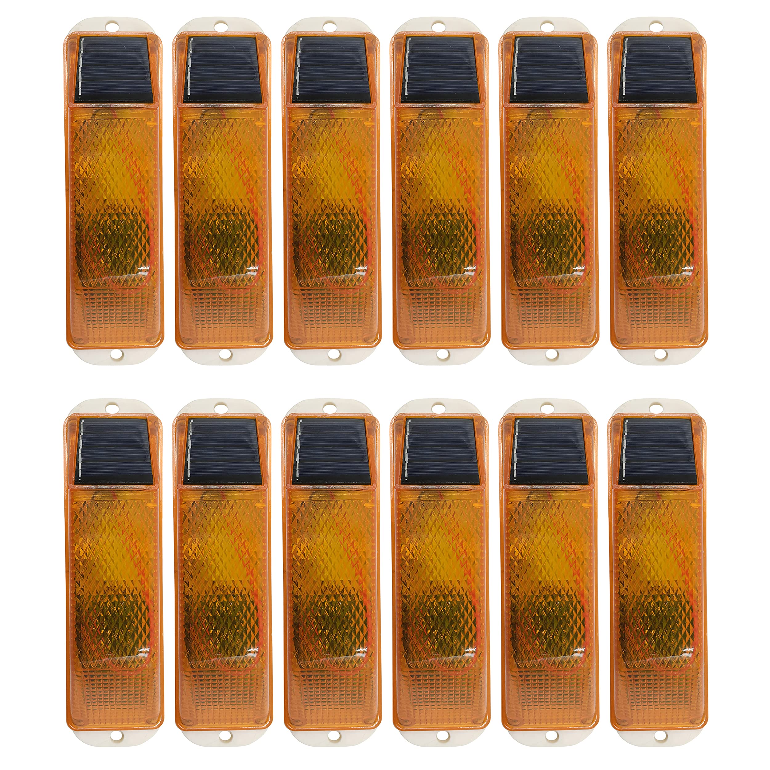 Buy Solar LED Solar Strobe Warning Light Flashing Construction Safety