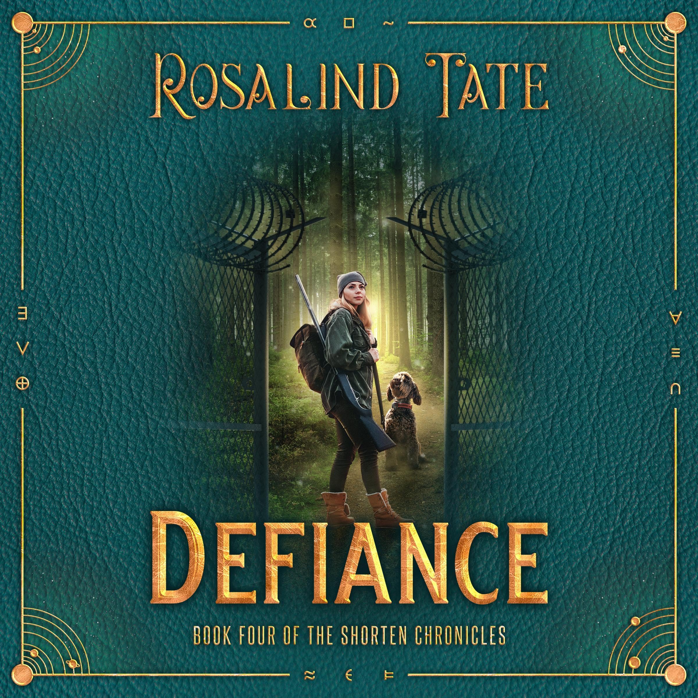 Cover art for Defiance: A Romantic Time Travel Mystery (The Shorten Chronicles, Book 4)