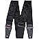 Coffin Case The Count Velvet Guitar Strap, Black