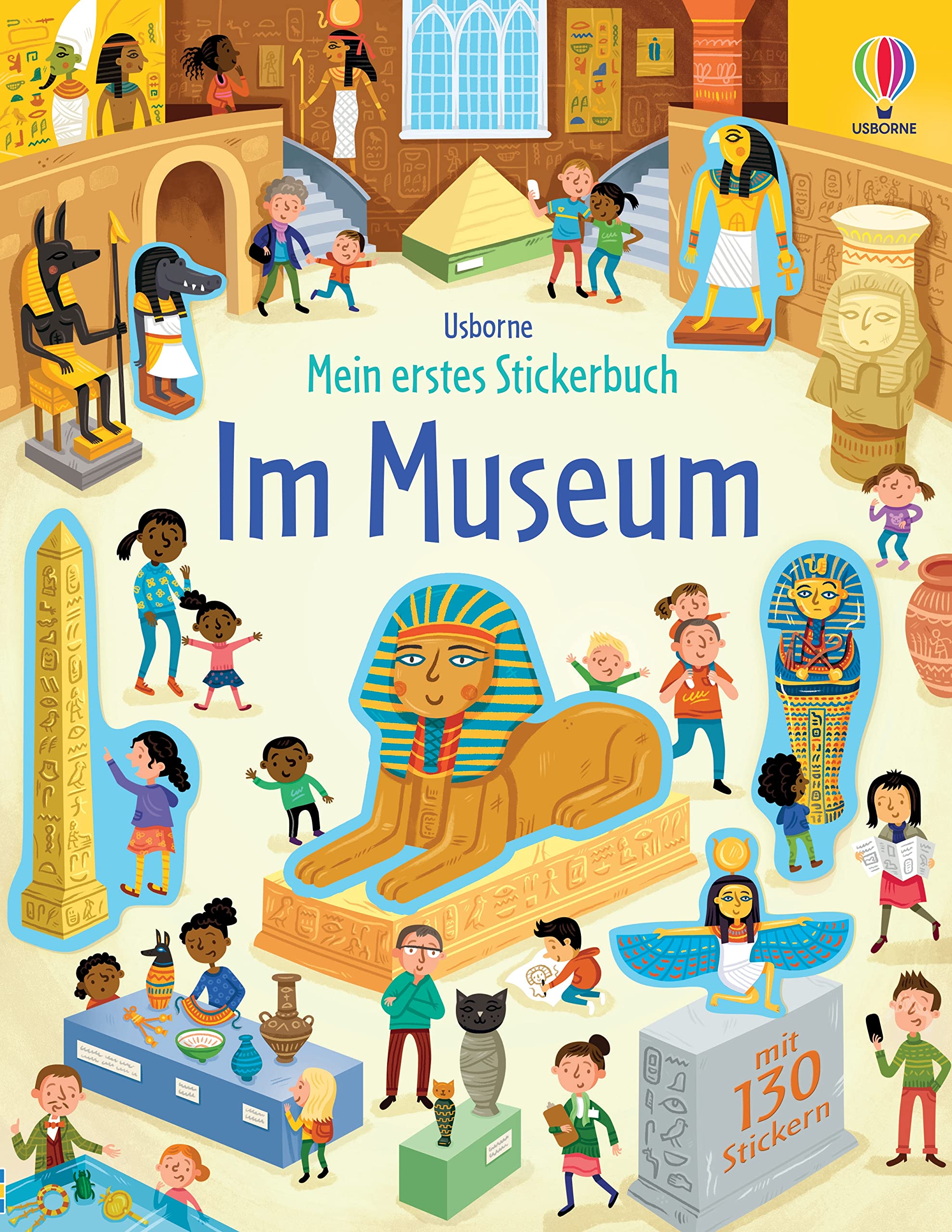 Usborne Mein Erstes Stickerbuch: Im Museum: Mit 130 Stickern Museen Aller Art Entdecken – Stickerheft Ab 3 Jahren (Meine Ersten Stickerbücher)