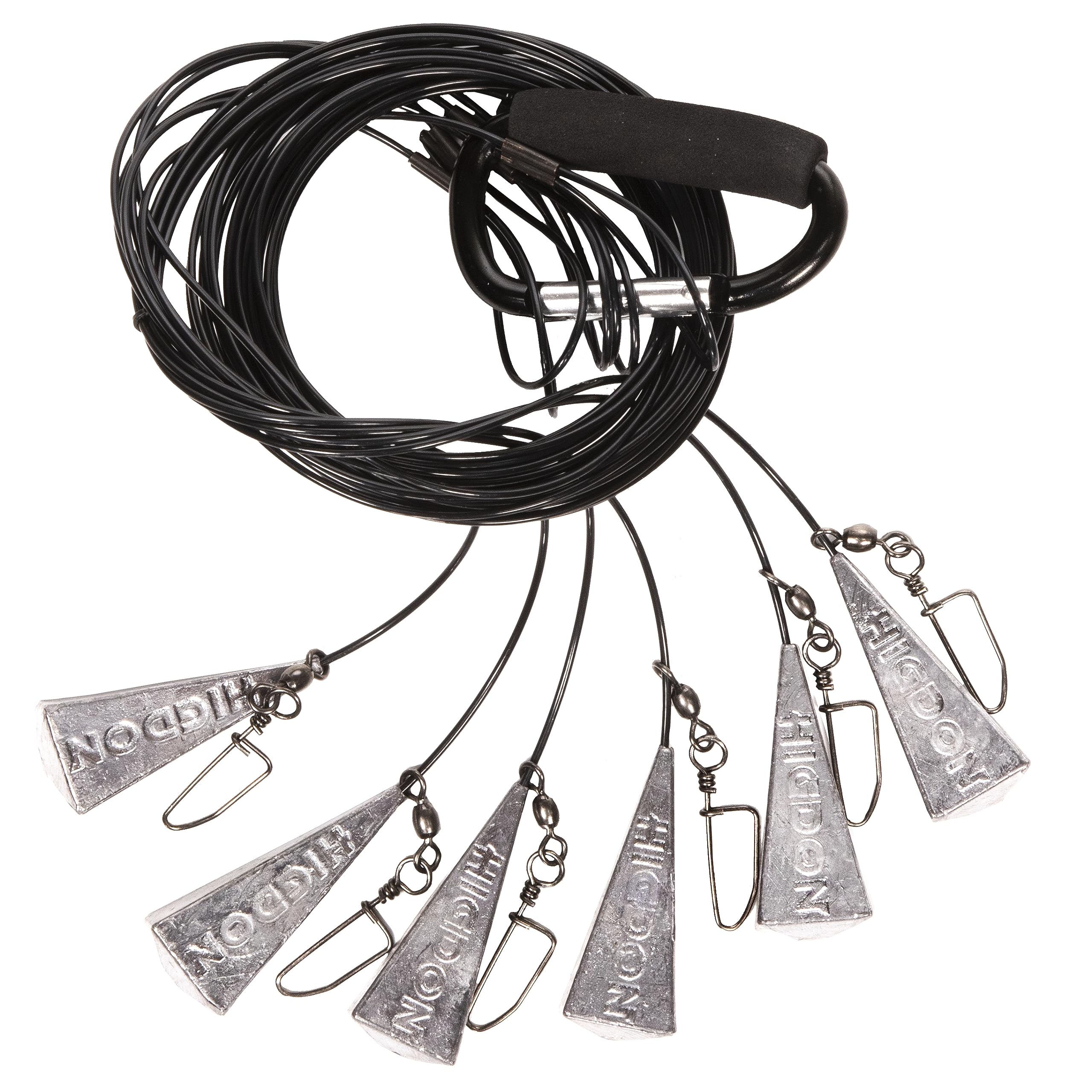 Higdon OutdoorsBattleship Rig | Easy Clip Waterfowl Decoy Anchor with Non-Tangle Line | Carabiner Included for Ideal Storage