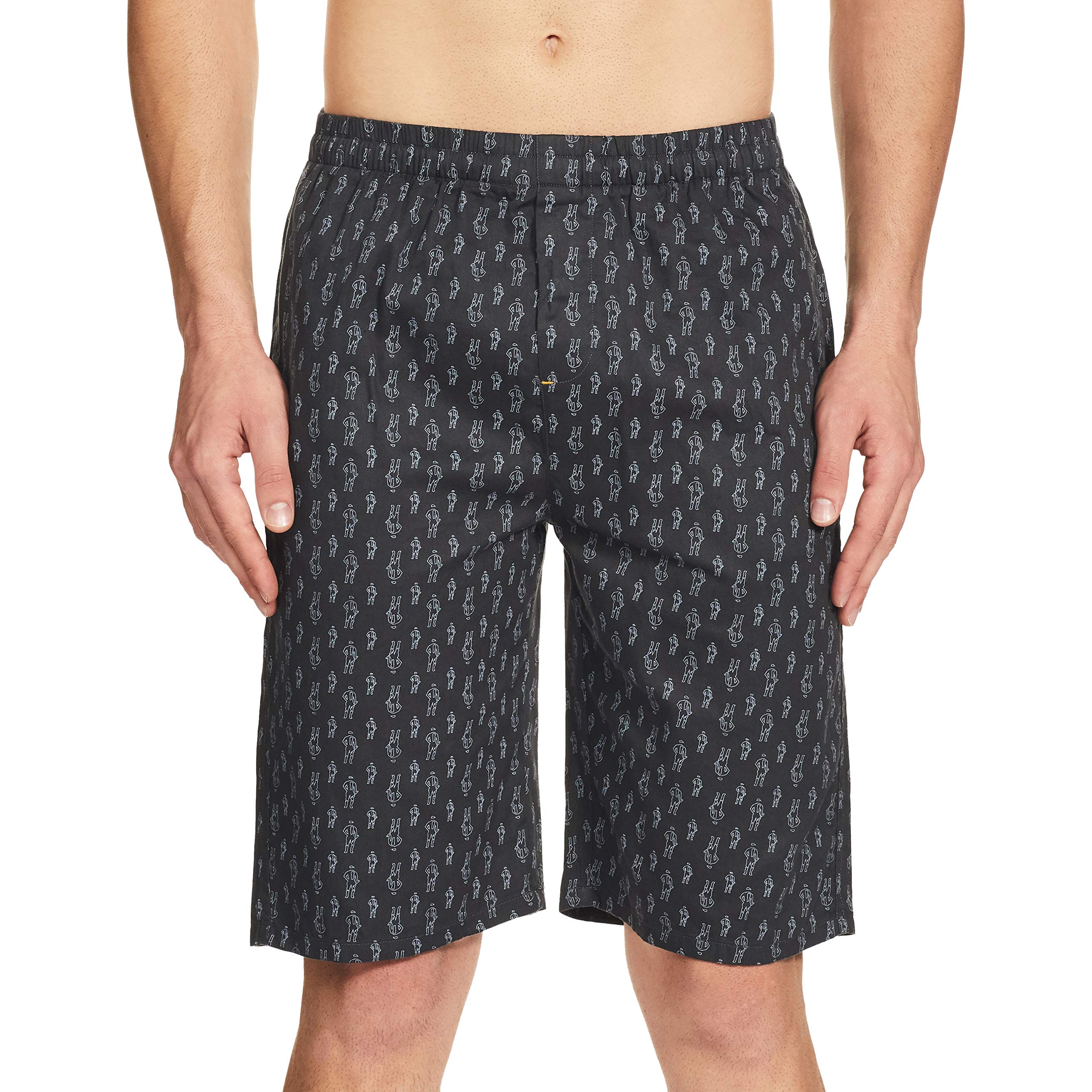 the indian garage co Men Cotton Slim Fit Abstract Print Casual Boxers-picture-41
