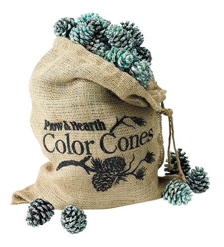 Fireplace Color Cones, Festive Fun Rainbow Flame Changing Pine Cones,