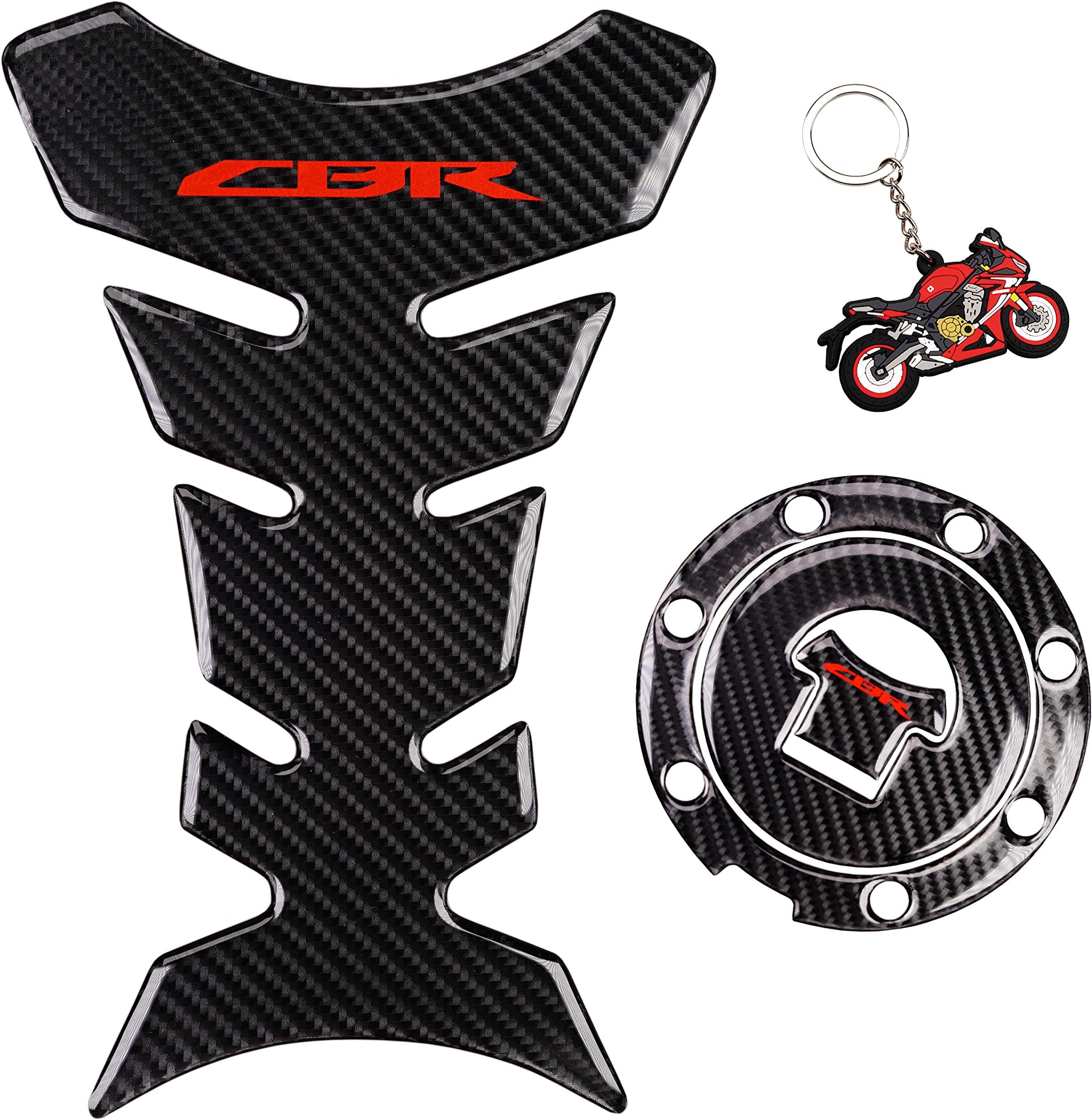 BIKE-label 502590 Protège-réservoir 3D Pour Moto Rose Fluo