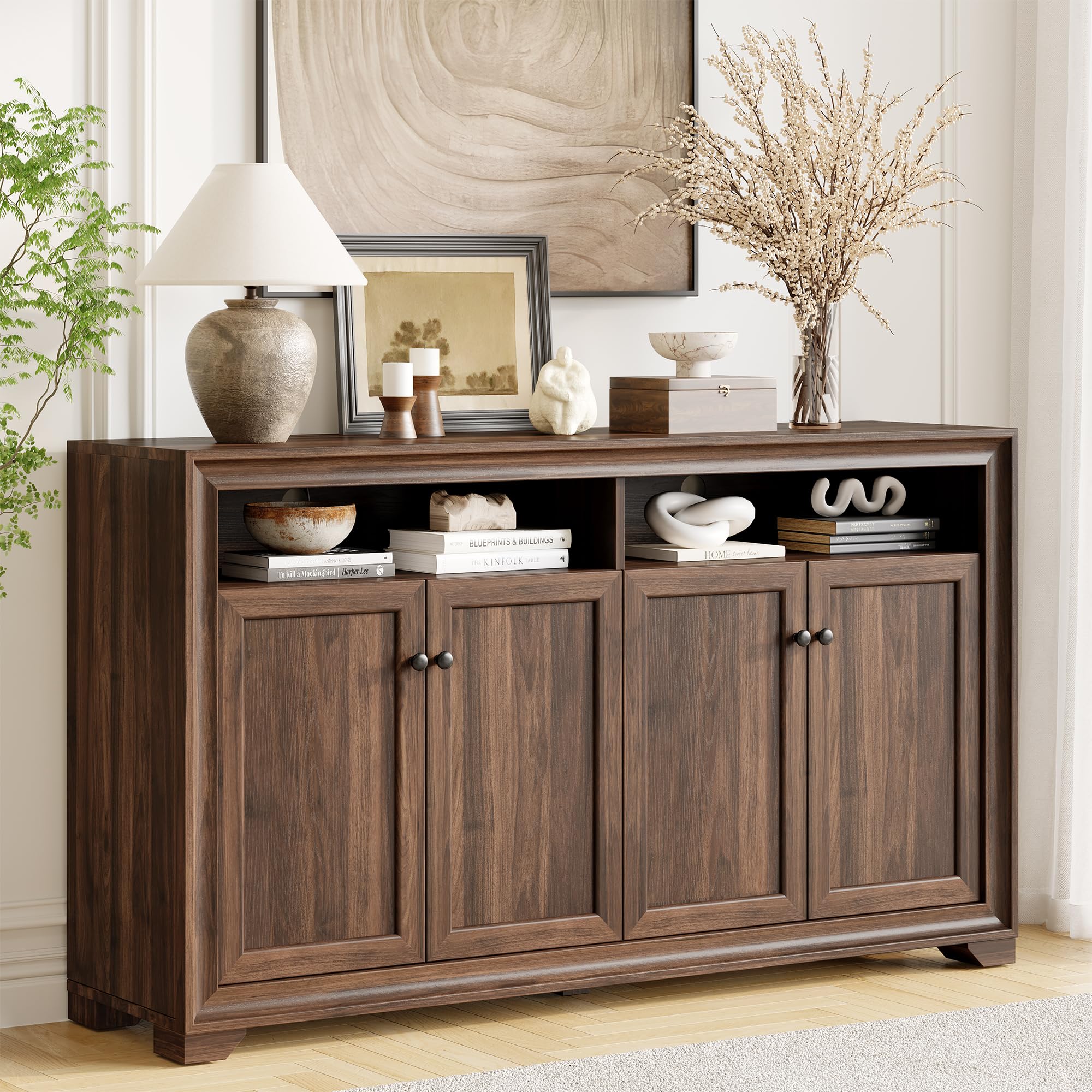 ONBRILL 60 Inches Sideboard Buffet Cabinet