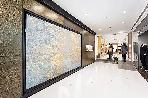 Miniatura 2 de Papel de pared con diseño de hojas doradas 3D 23563, calcomanía decorativa para pared, papel tapiz autoadhesivo AJ US Sinsin (papel tejido sin