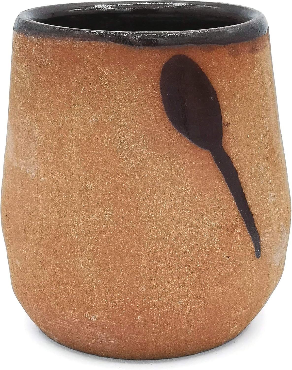 Handmade Small Brown Ceramic Pot