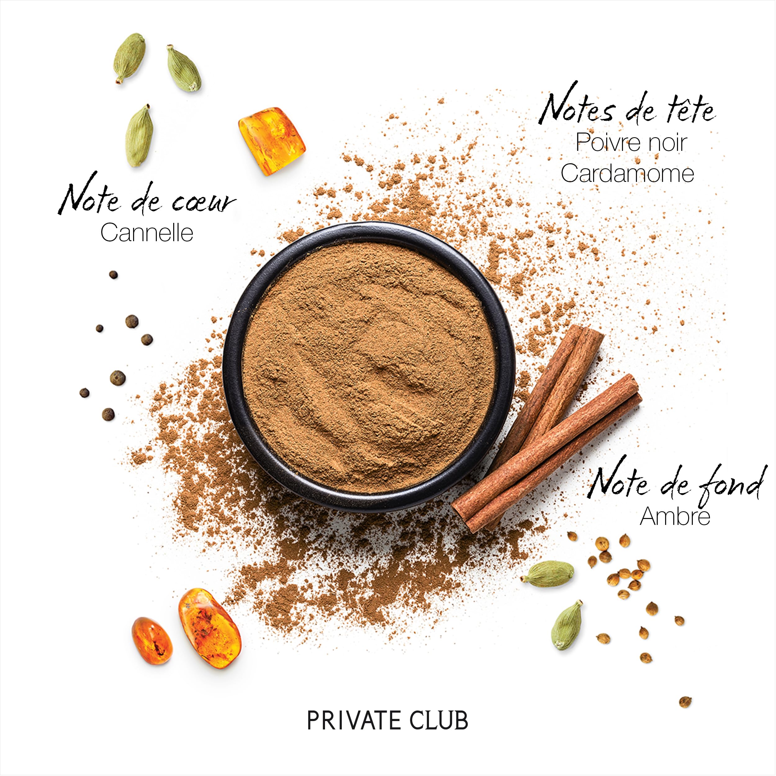 Mauboussin - Private Club 100ml + 20ml (Travel Spray) - Eau de Parfum Homme - Senteur Boisée & Orientale