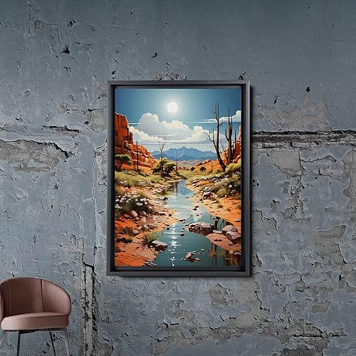 Miniatura 5 de Red Mesa, Archival Print of Landscape Prints of Red Mountain in Mesa, Arizona, Canvas, Wall Decor