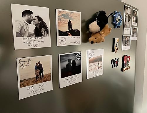 Miniatura 2 de Ultra-Thick Photo Save the Date Magnets, Pack of 10 to 300, Personalized Save the Dates for Weddings with Free Envelopes