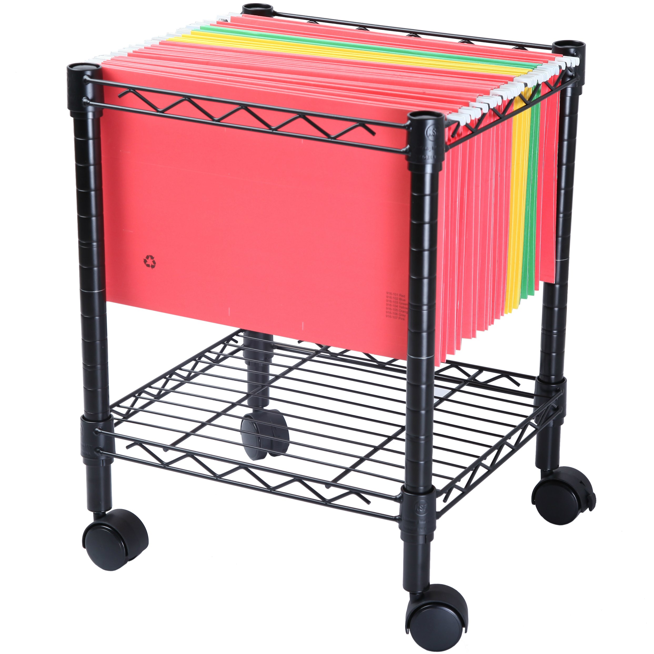 Buy Finnhomy Premium 1Tier Metal Rolling File Cart for Legal Size