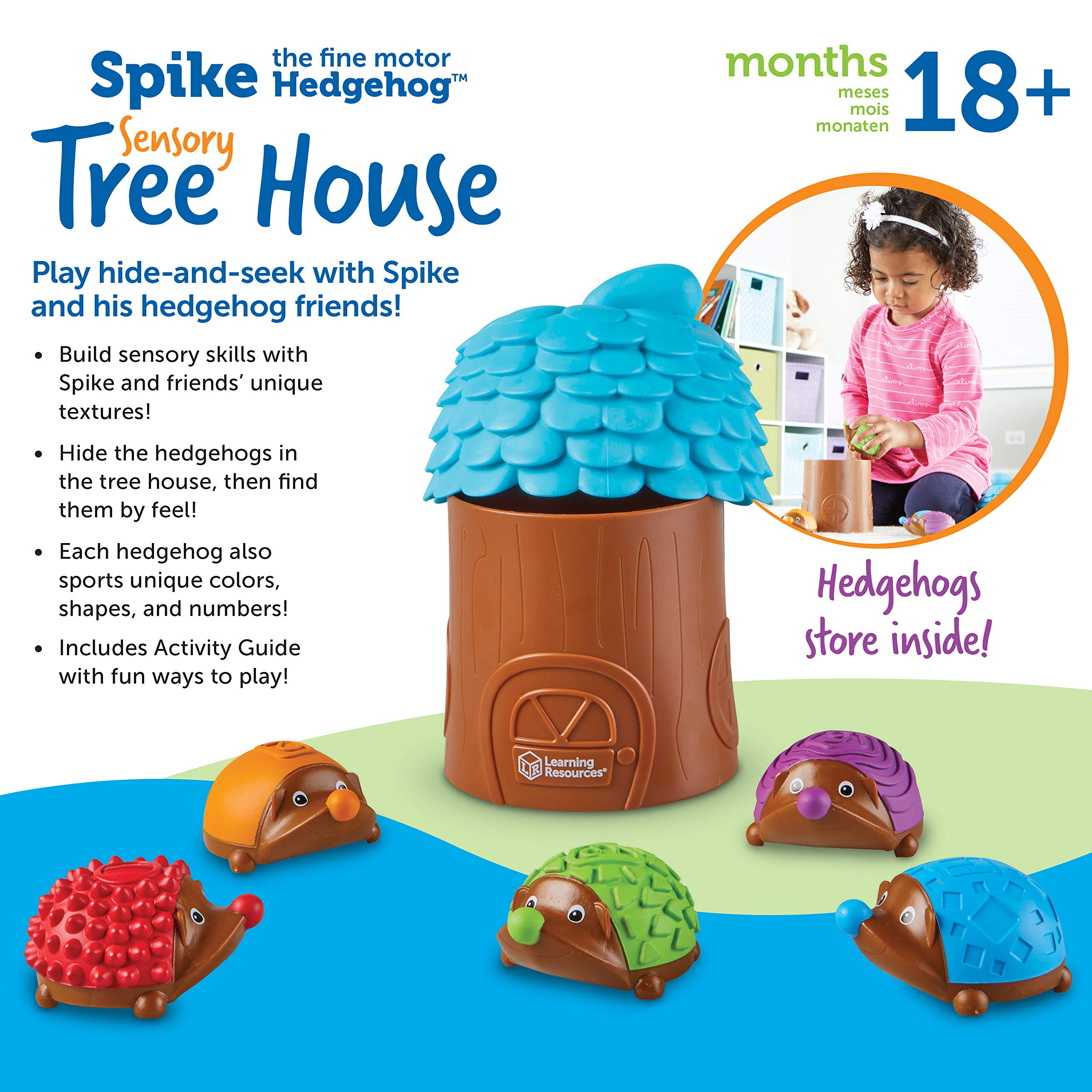 Buy Learning Resources LER9104 Spike Hedgehog Sensory Tree House, Fine