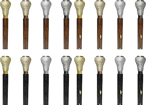 Miniatura 7 de A.A.Nauticals - Bastón de madera para hombres y mujeres, vintage, hecho a mano, personalizado y plegable, longitud ajustable (diseño de 12 bastones,