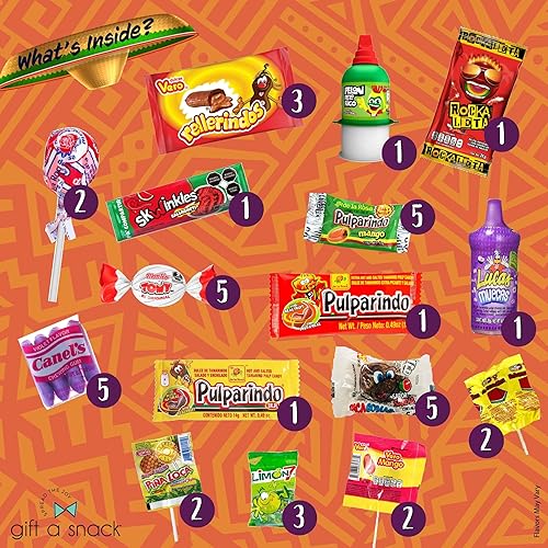 Miniatura 63 de Gift A Snack – Caja llena de golosinas variadas para el Día del Padre y cumpleaños, incluye tarjeta de felicitación, cesta de golosinas con dulces