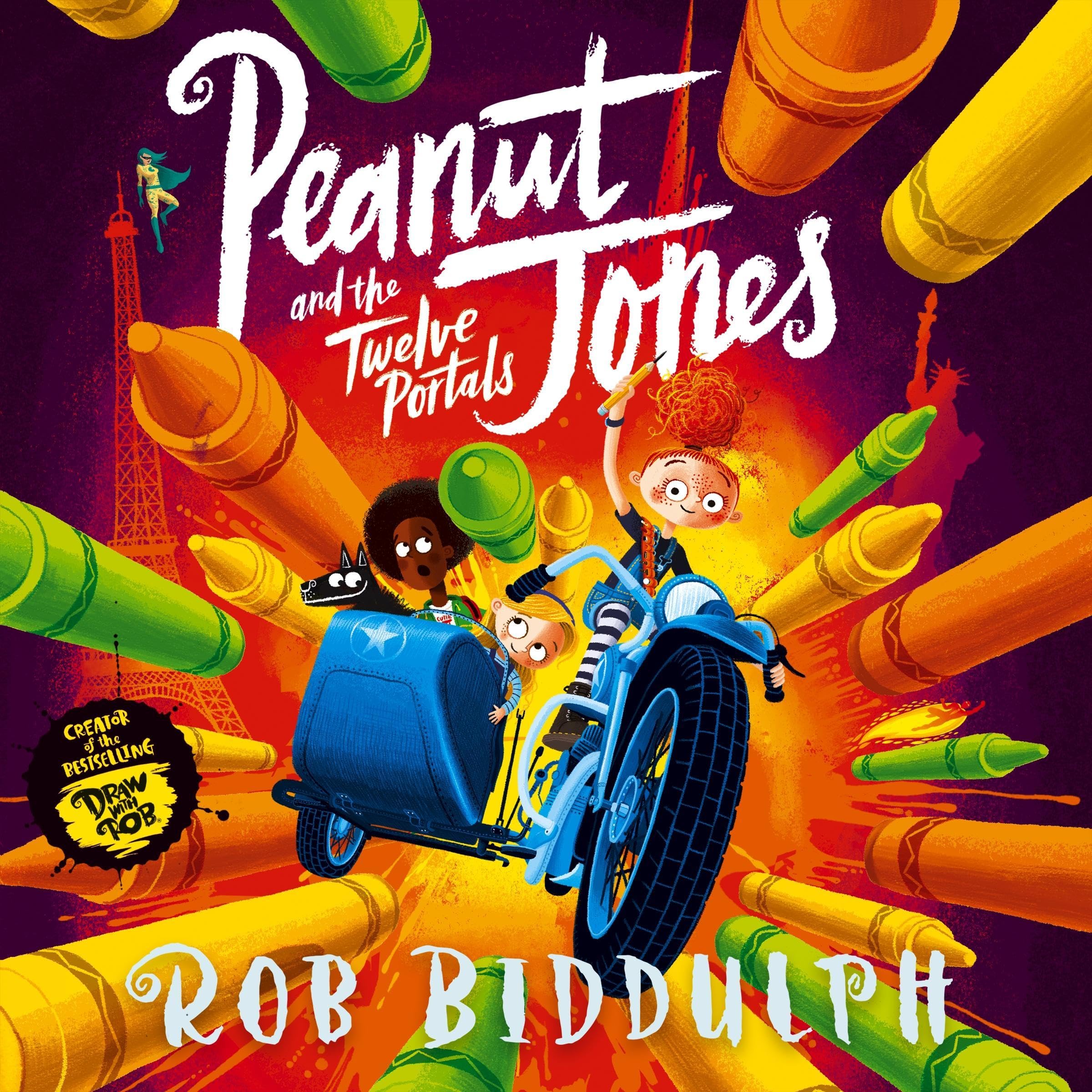 Cover art for Peanut Jones and the Twelve Portals