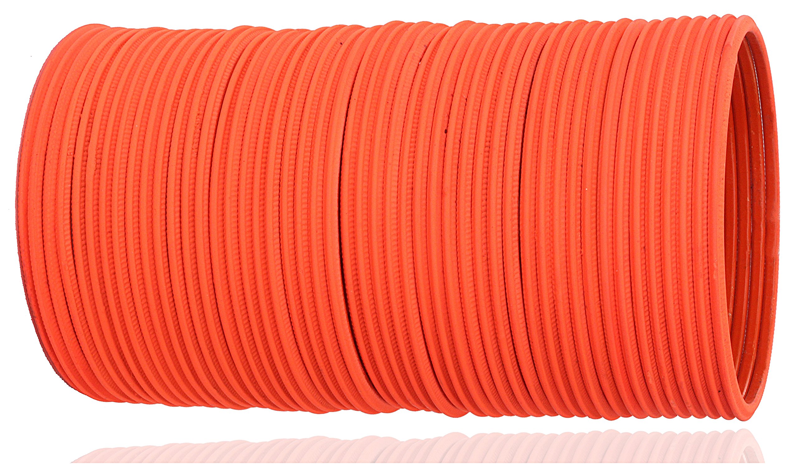 NMII Non-Precious Metal with Base Metal and Zig Zag Pattern Matte Finished Traditional Bangle Set For Women and Girls