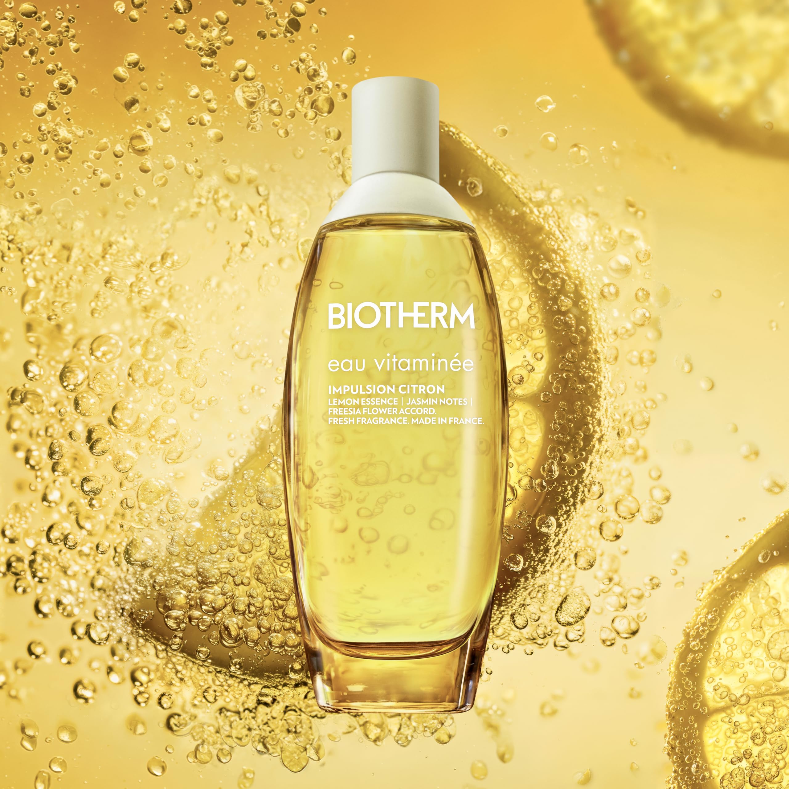 Biotherm, Eau Vitaminée Impulsion Citron, Bruma corporal perfumada cítrica y refrescante, 100ml