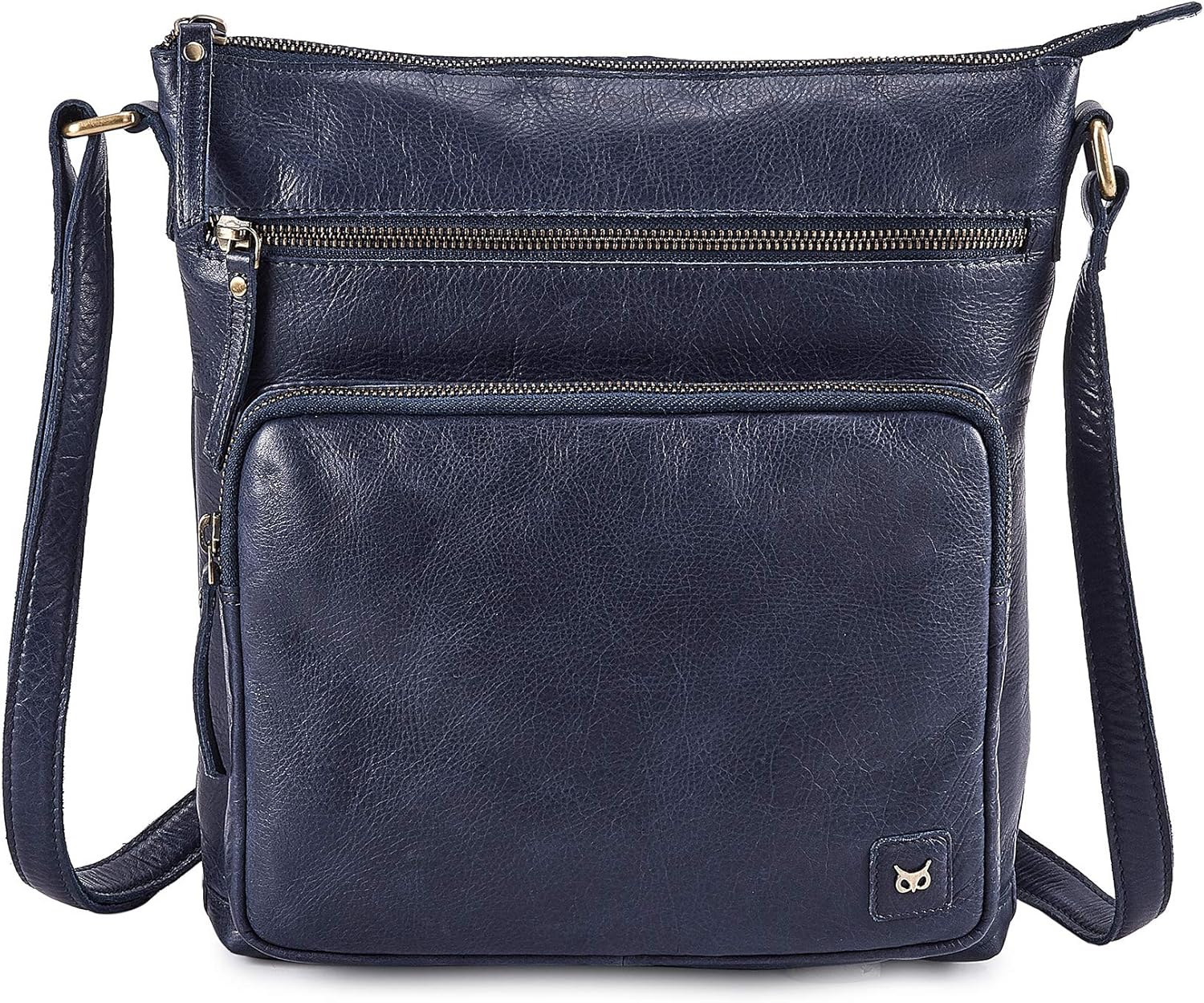 Genuine Leather Crossbody Bags for Women Handmade Sling Shoulder Purse Stylish Travel Handbag with Full Adjustable Strap - Image 4