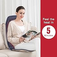 Vista 8 de COMFIER Masajeador de cuello inalámbrico y cojín de asiento de masaje
