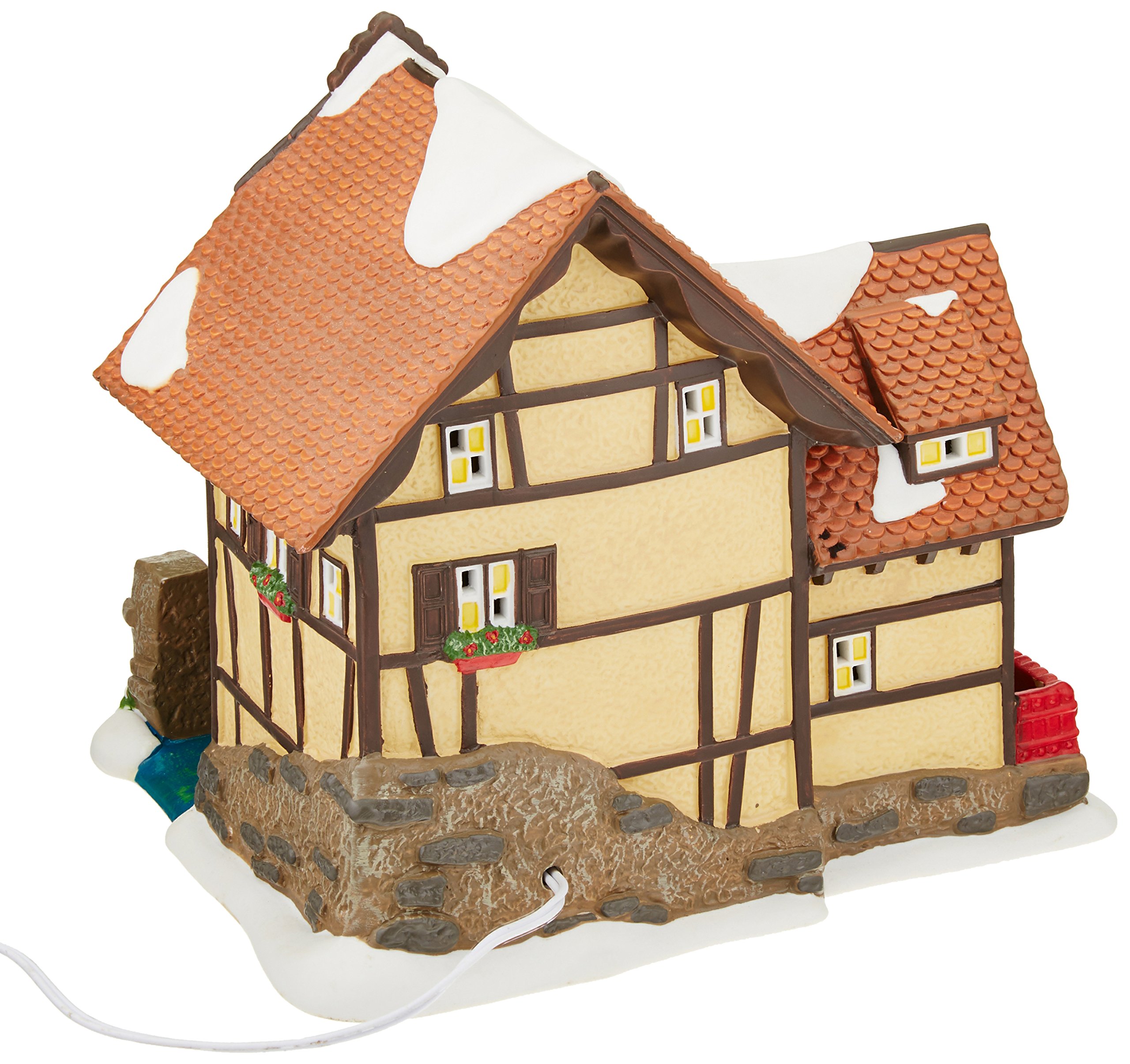 Department 56 Alpine Village Alpen Woolen Mill Lit House