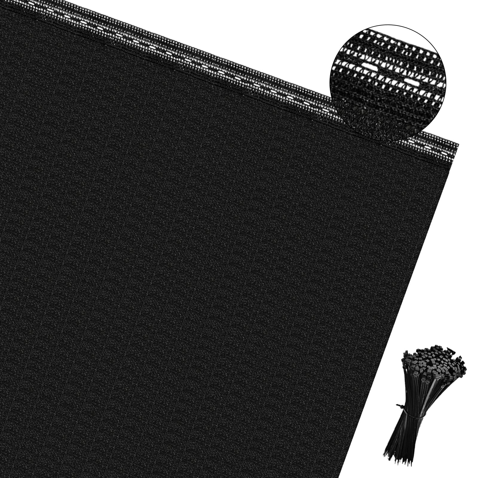 Snapklik.com : UPGRADE Privacy Fence Screen - 6FTx50FT, Black ...