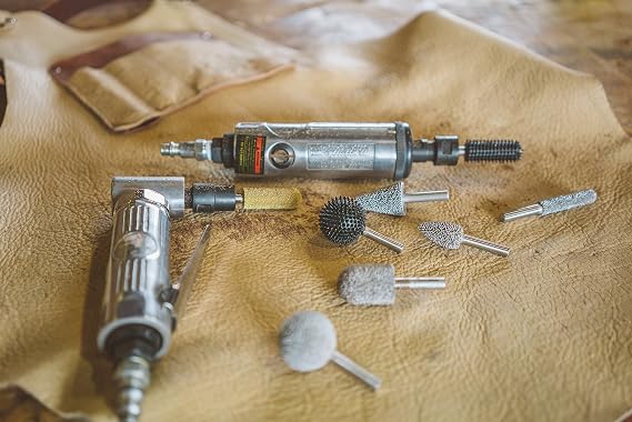 Kutzall Extreme Flame Rotary Burr, 14 Shaft, Very Coarse - Wood Carving Bit for Bosch, DeWalt, Milwaukee. Abrasive Tungsten Carbide, 12 (12.7mm) Dia. X 1 (25.4mm) Length, FLX-12C