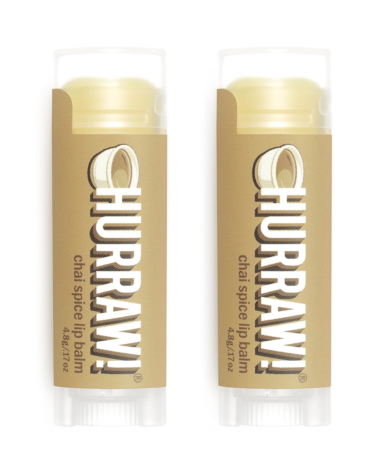 Hurraw! Chai Spice Lip Balm, 2 Pack: Organic, Certified Vegan, Cruelty and Gluten Free. Non-GMO, 100% Natural Ingredients. Bee, Shea, Soy and Palm Free. Made in USA